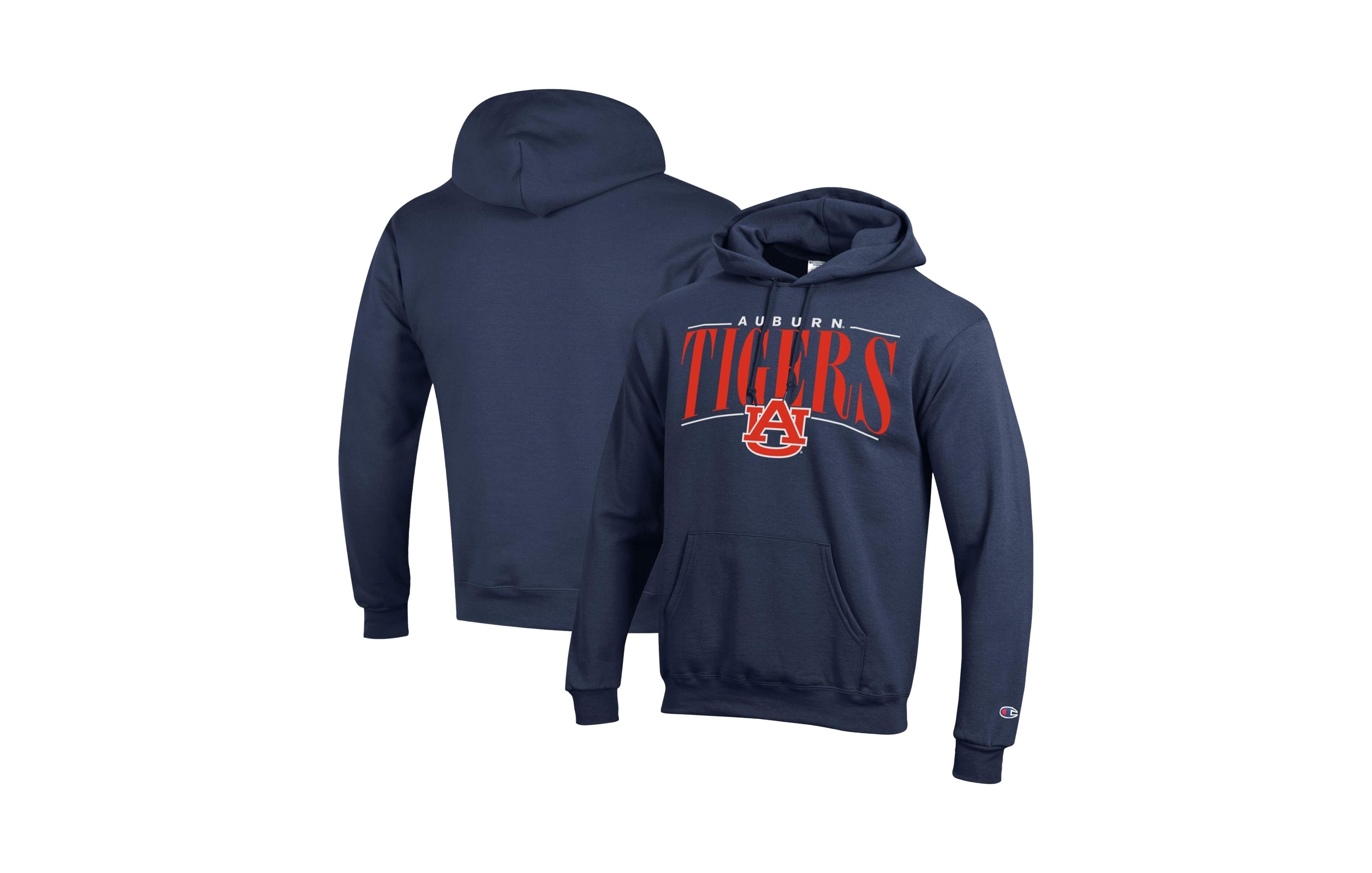 Champion Men's Navy Auburn Tigers Team Pride Powerblend Hoodie