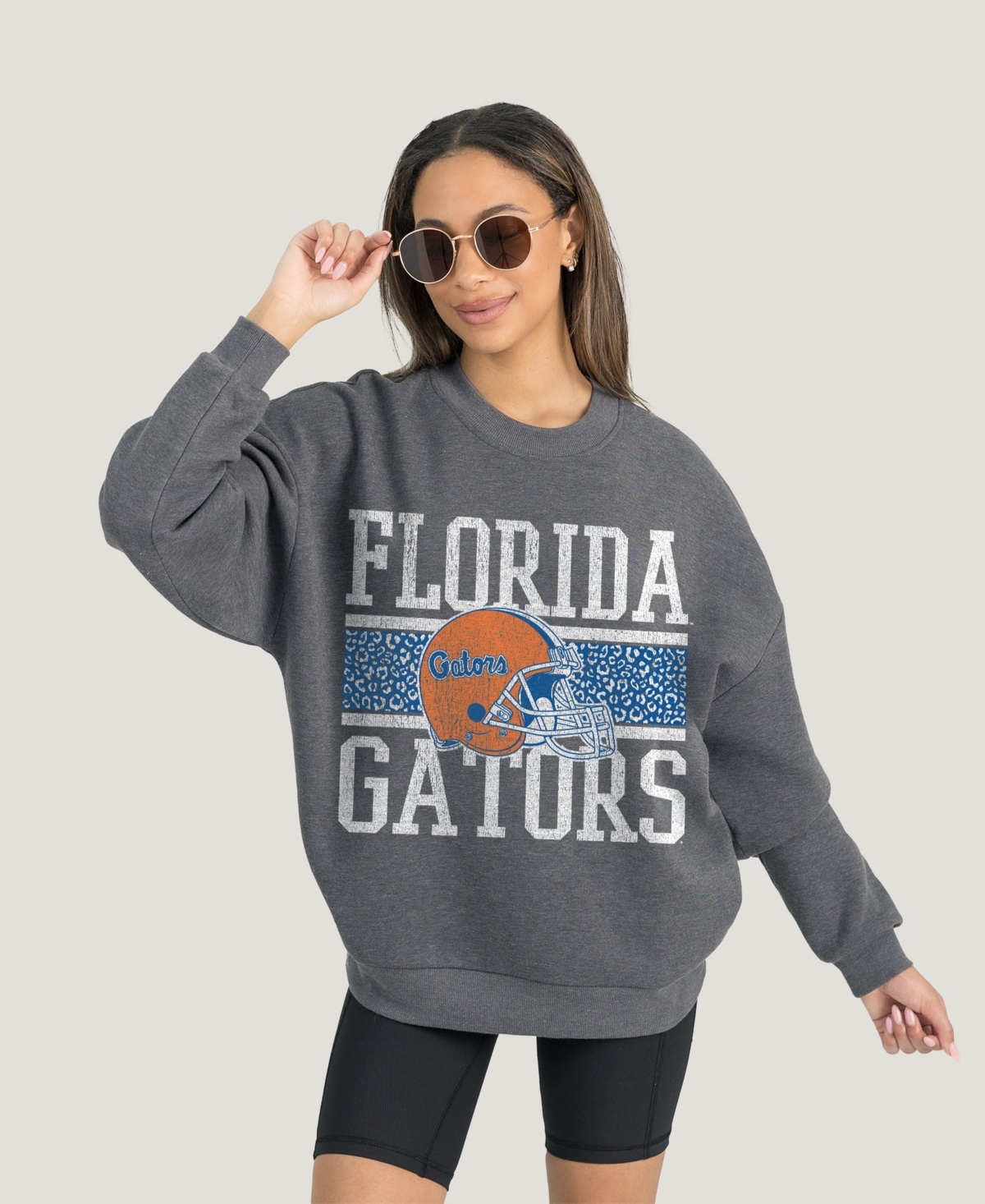 Gameday Couture Women's Charcoal Florida Gators Premium Fleece Pullover Sweatshirt - Charcoal