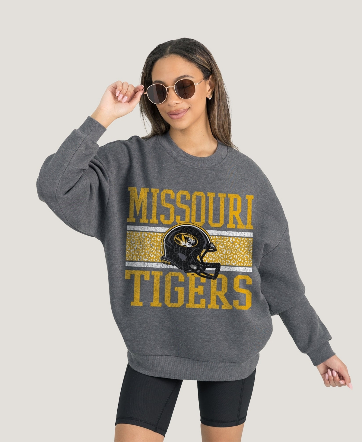 Gameday Couture Women's Charcoal Missouri Tigers Premium Fleece Pullover Sweatshirt - Charcoal