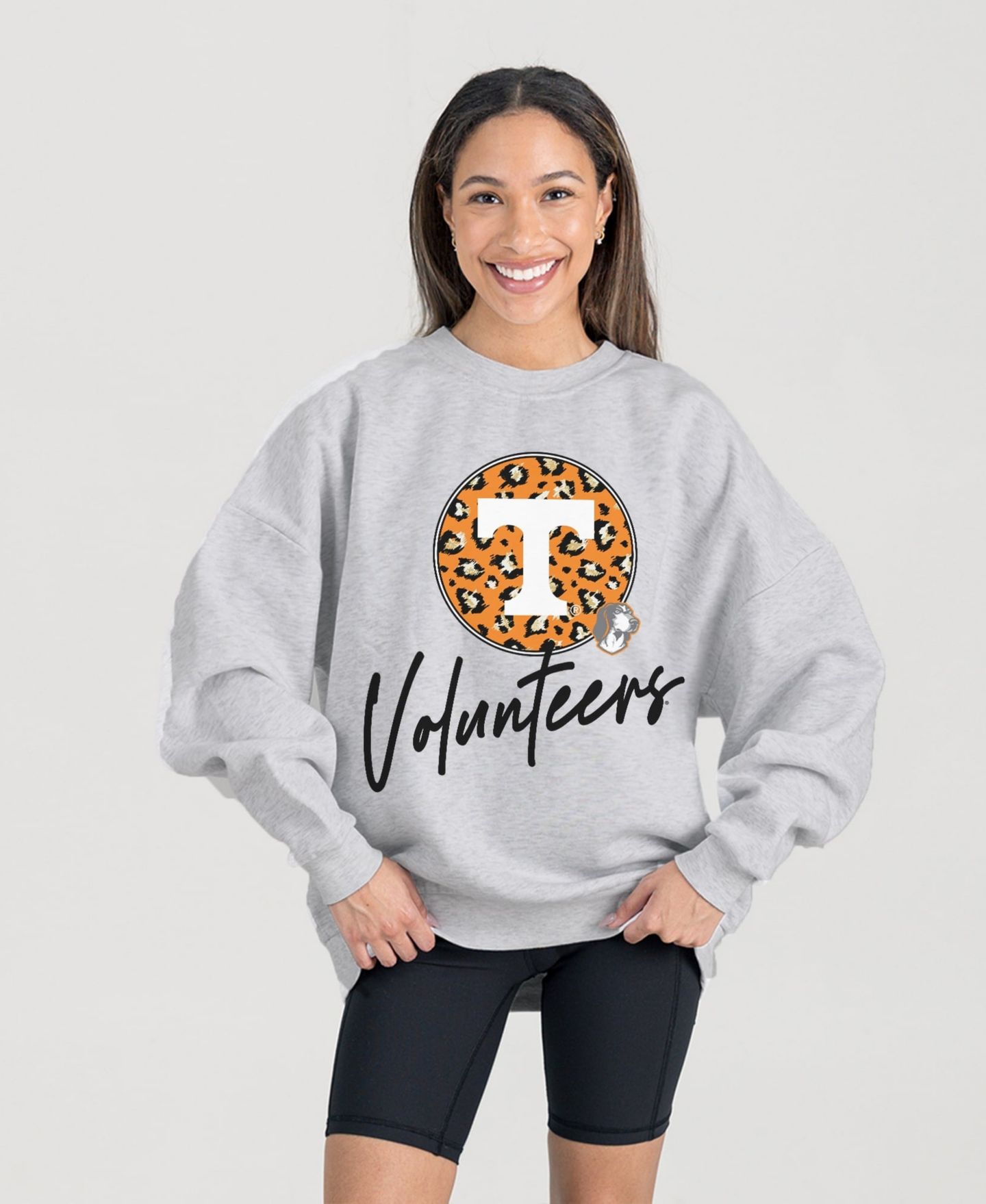 Женская толстовка Gameday Couture Ash Tennessee Volunteers Premium Fleece Pullover — фото 1