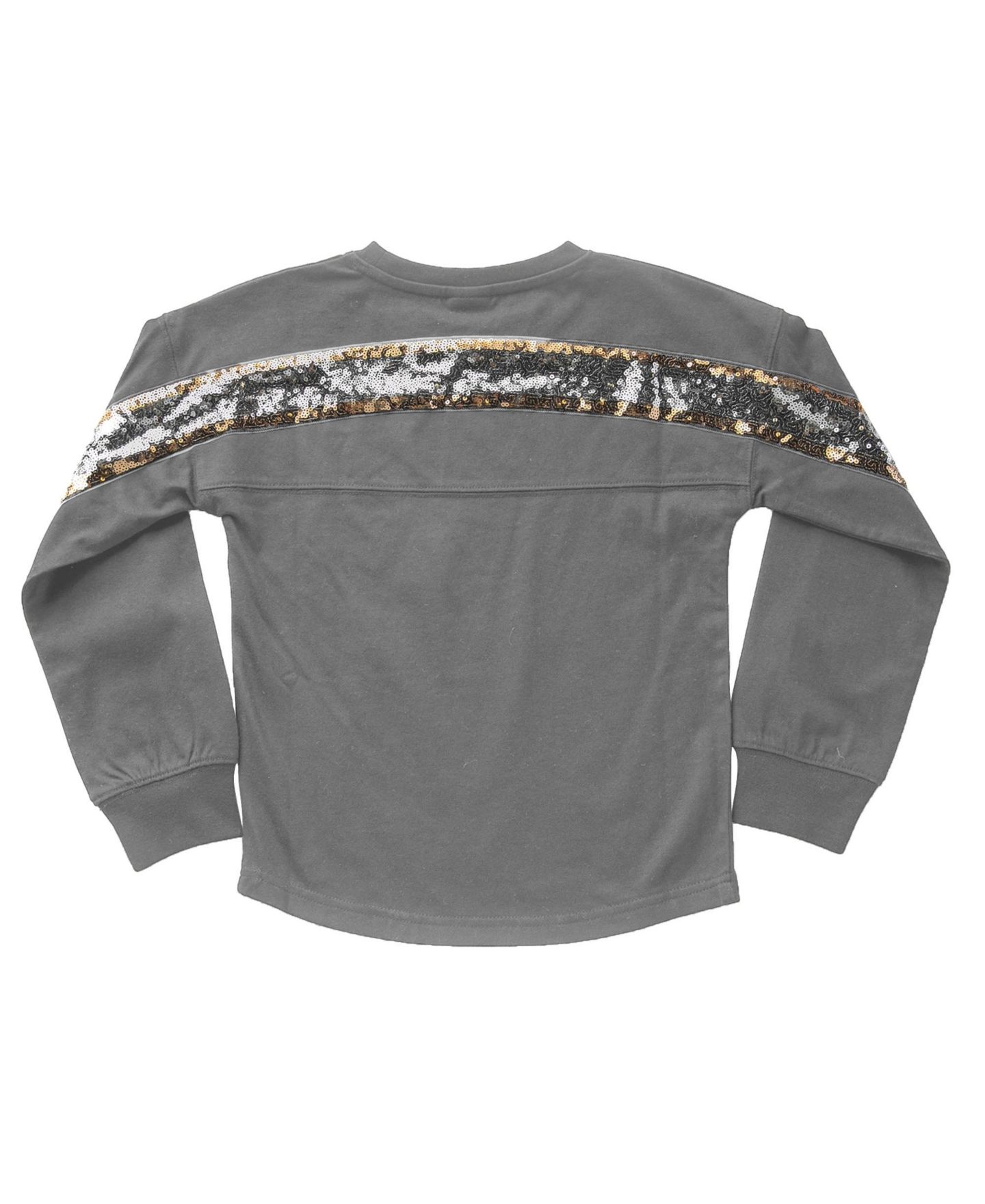 Футболка Gameday Couture Gray Texas Longhorns Guess Who's Back Long-Sleeve для девочек — фото 3
