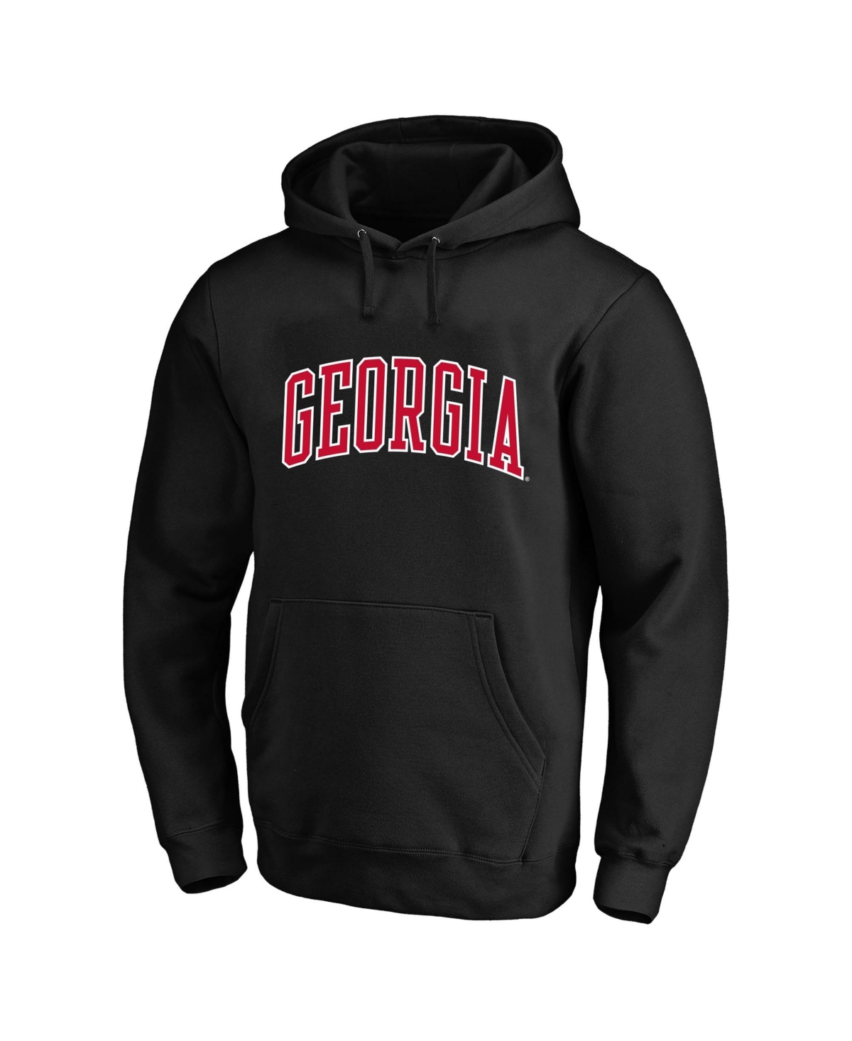 Champion Men's Black Georgia Bulldogs Arch Over Tackle Twill Hoodie - Black