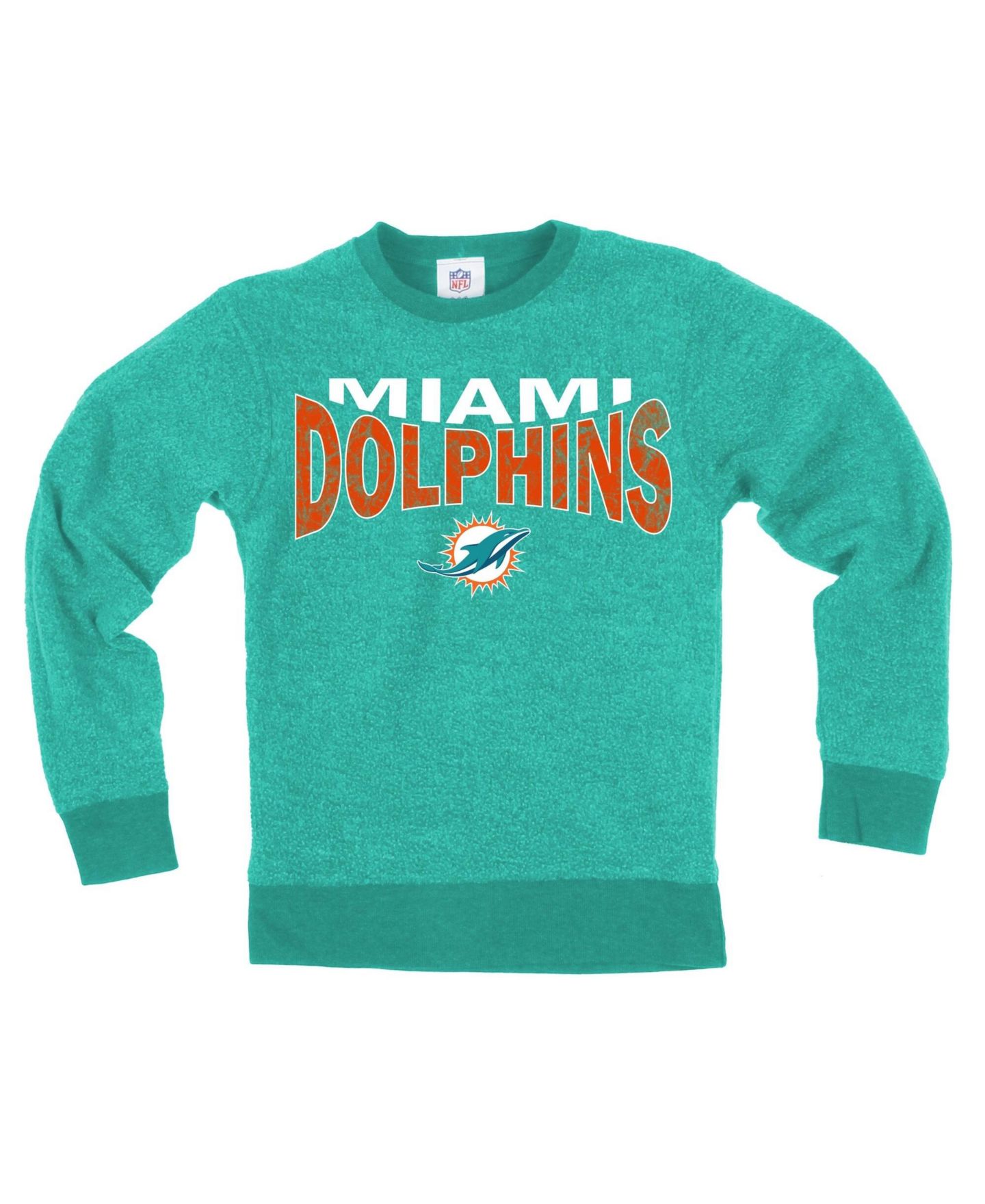 Детская толстовка Wes & Willy Aqua Miami Dolphins Reversible Fleece — фото 2