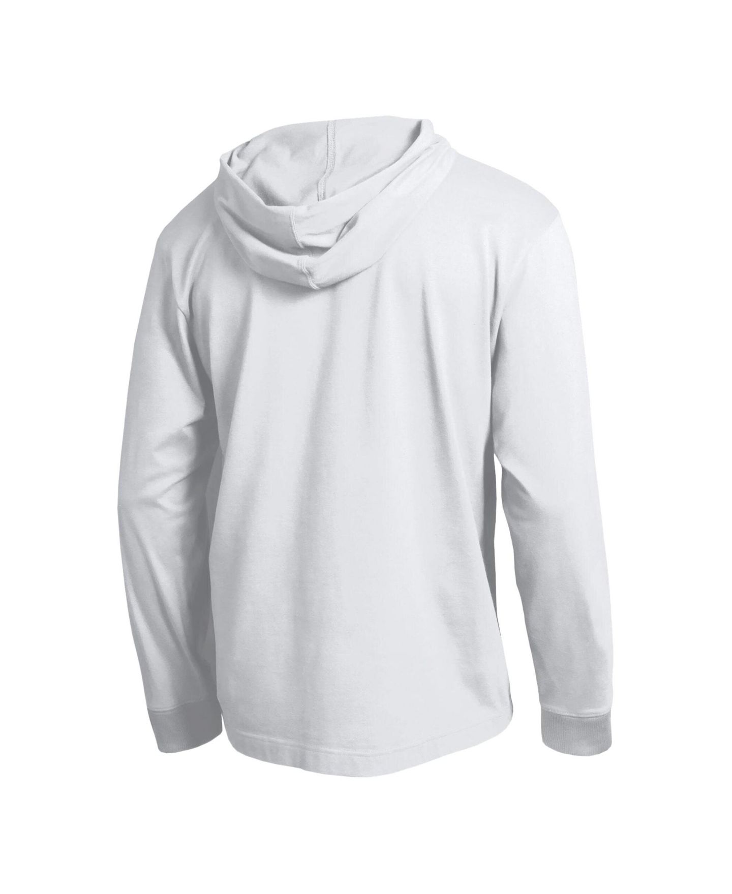 Мужская футболка Champion White Nebraska Huskers Operation Hat Trick Sleeve Line Hooded Long-Sleeve — фото 3