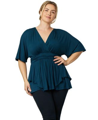 Plus Size Promenade Jersey Top