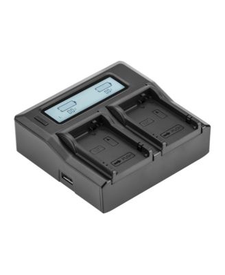 Dual Smart Charger with LCD Screen for Canon LP-E8