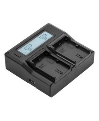 Dual Smart Charger with LCD Screen for Canon LP-LPE6