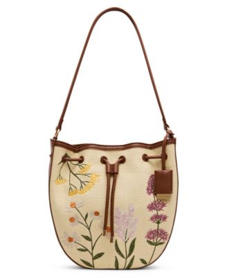 Convertible Strap Medium Drawstring Hobo Shoulder Handbag