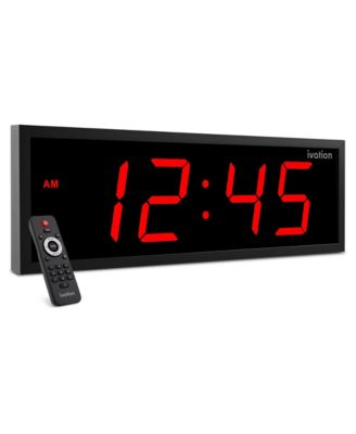 24" LED Display Digital Wall Clock with Timer and Remote Control