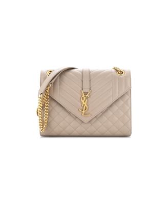 Medium Classic Monogram Envelope Satchel Mixed Matelasse Leather