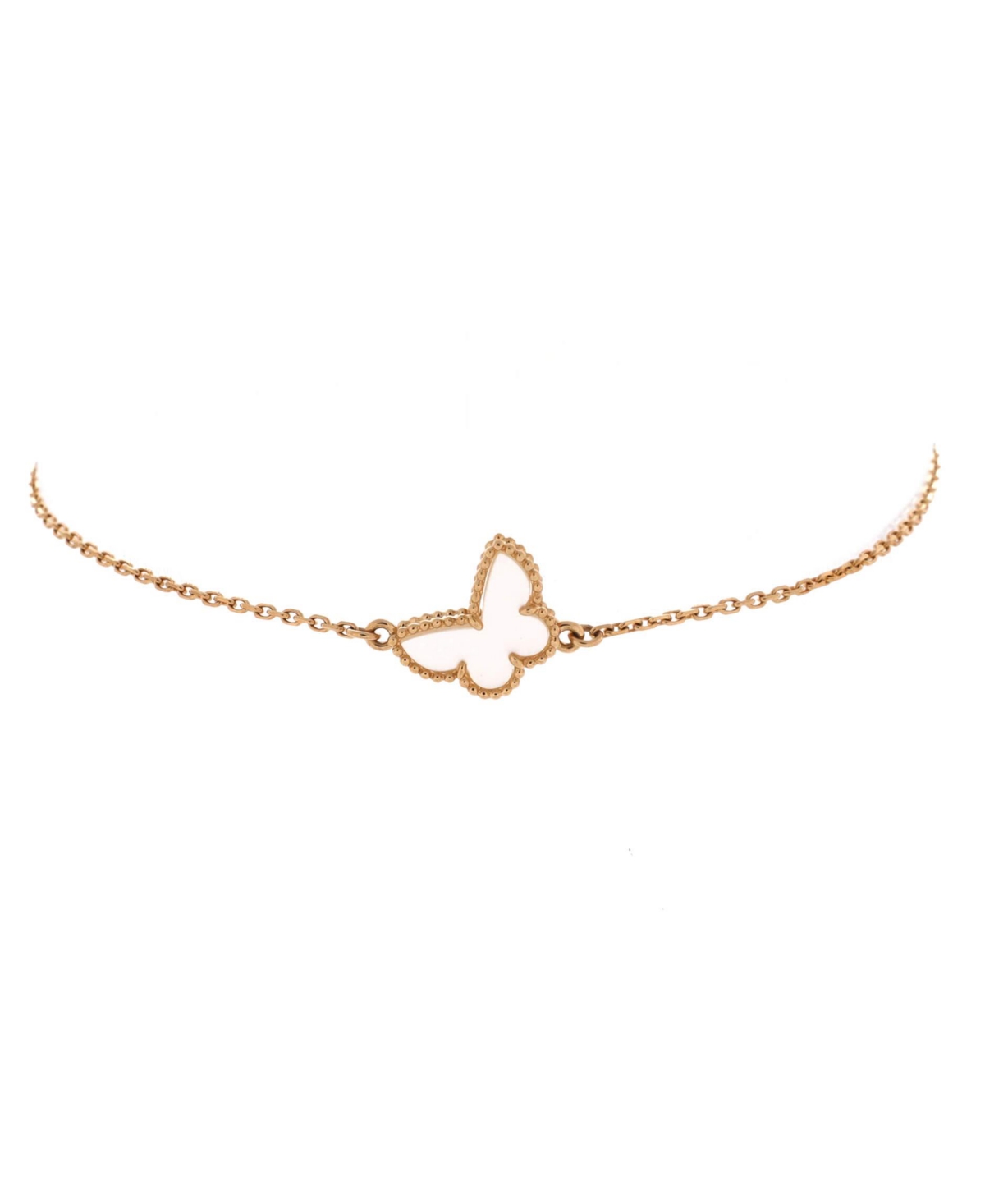 Pre-Owned Van Cleef & Arpels Sweet Alhambra Adjustable Bracelet in 18K Yellow Gold - 18k yellow gold