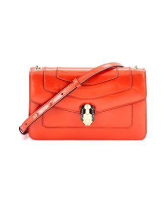 Small Serpenti Forever Shoulder Bag Metallic Leather
