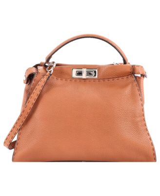 Regular Selleria Peekaboo Bag Rigid Leather