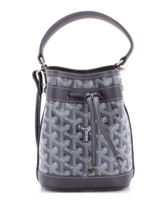 Mini Petit Flot Bucket Bag Coated Canvas
