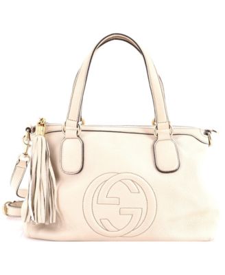 Soho Convertible Soft Top Handle Bag Leather