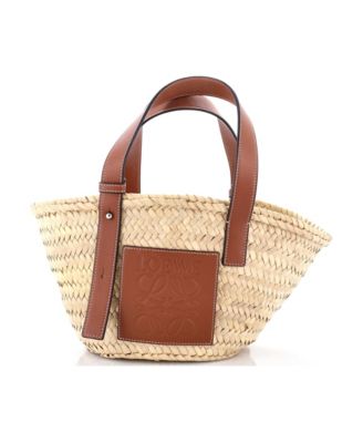 Small Basket Tote Raffia