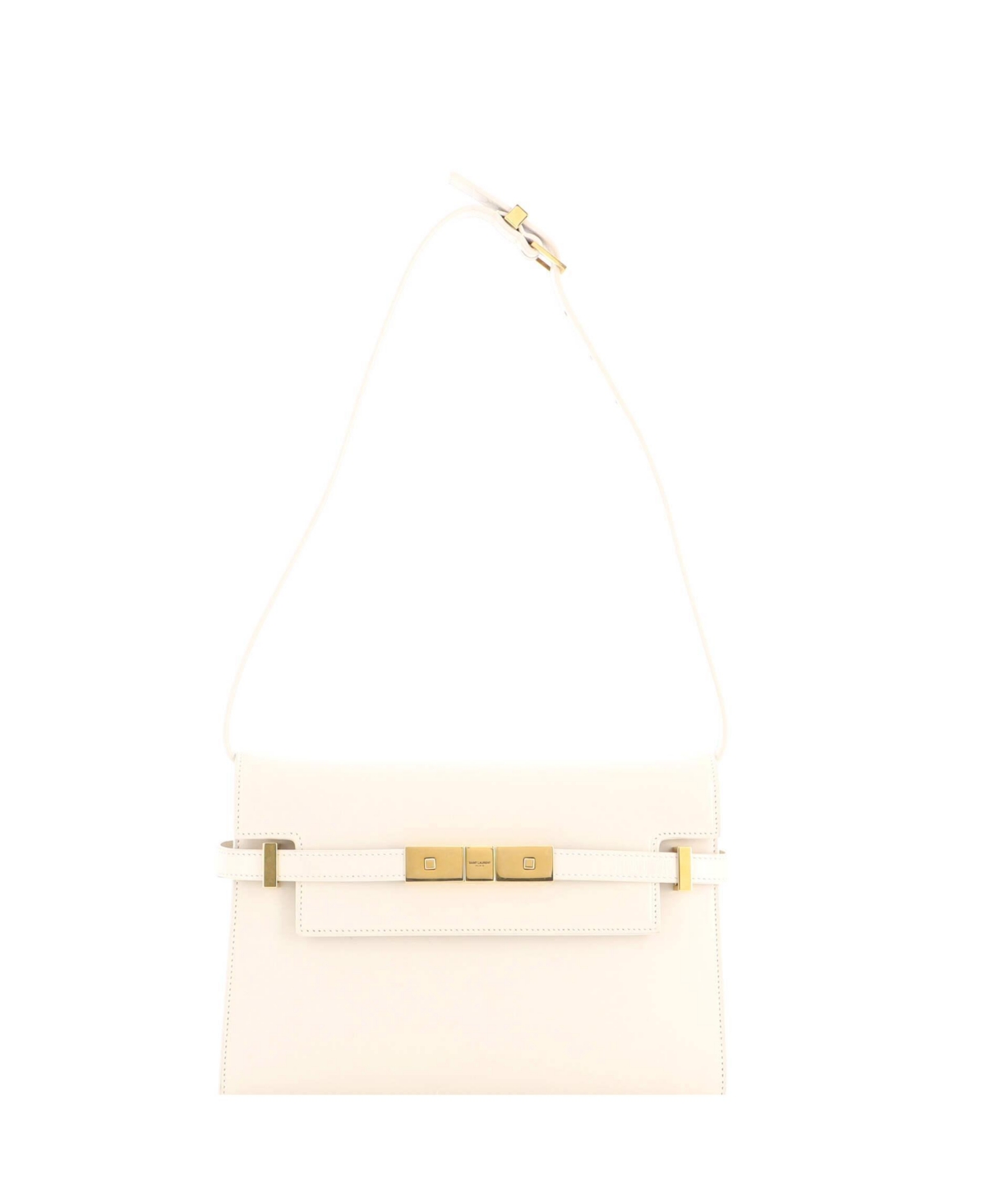 Pre-Owned Saint Laurent Small Manhattan Shoulder Bag Leather - Natural