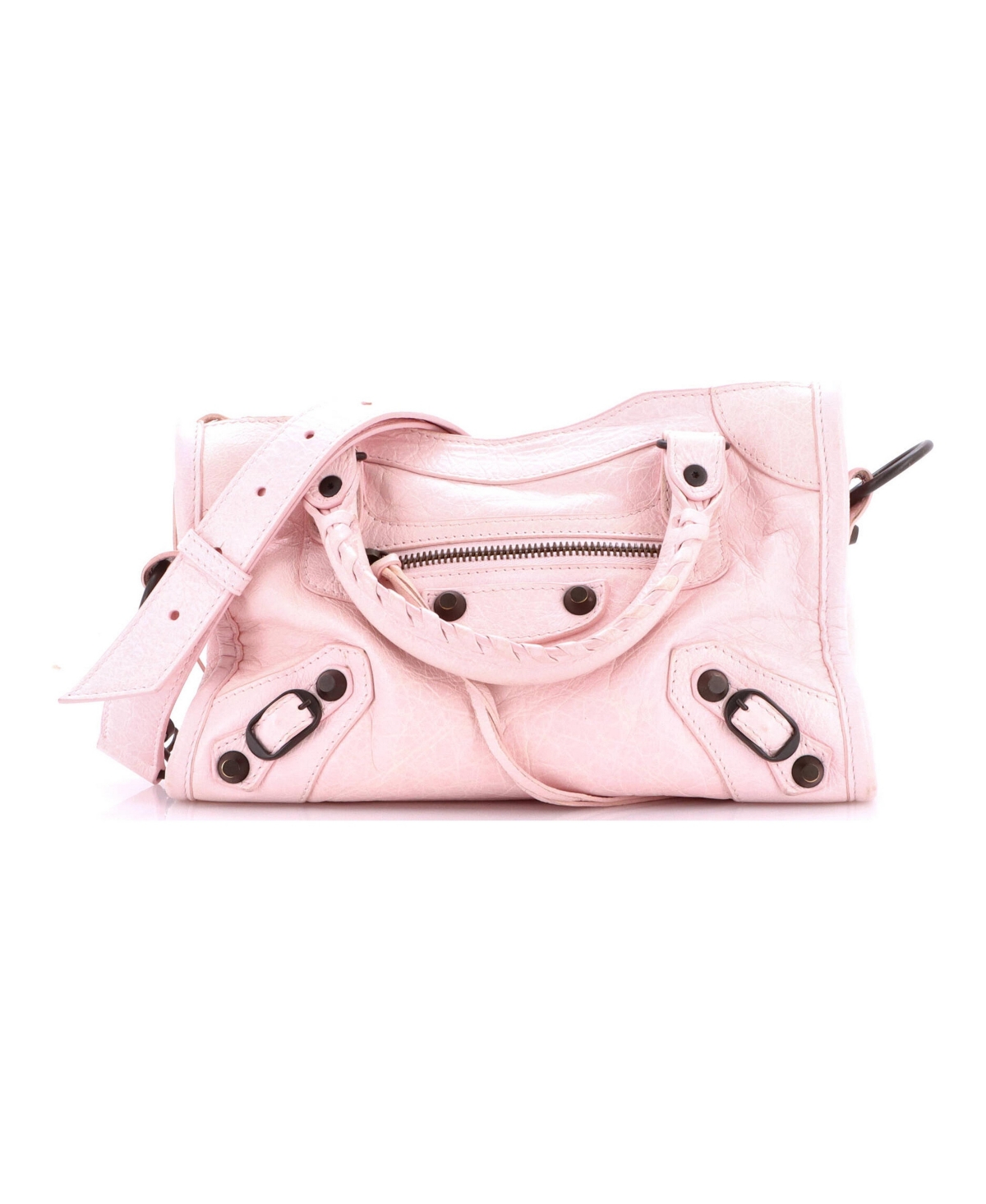Pre-Owned Balenciaga Mini Le City Bag Leather - Pink