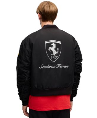 Men's Ferrari Vegas Elevated Full-Zip Bomber Jacket
