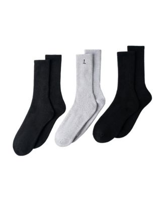 Men's Boot Socks, Full Cushion Comfort Rib, 3-Pair Pack
