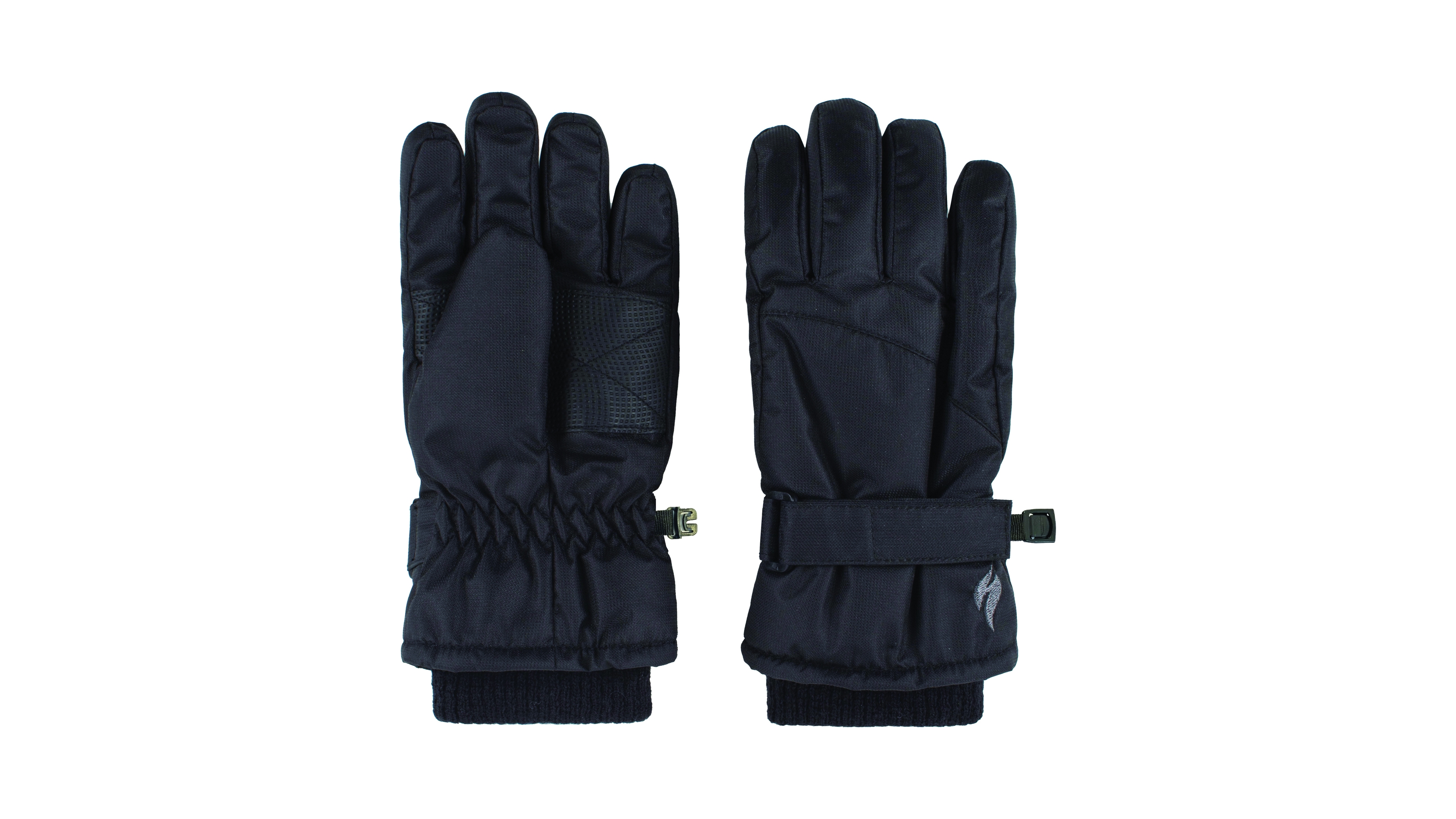 Heat Holders Boys' Blizzard Comrad Insulated Wind-Resistant Rib-Knit Cuffs Gloves