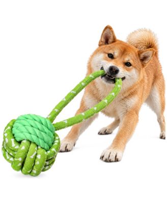 Tug Of War Dog Toy With Ball Interactives Rope