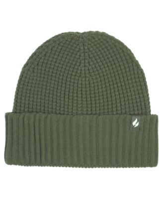 Men's Luke Waffle-Knit Roll-Up Beanie