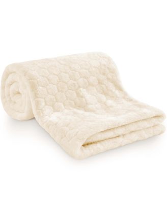 Souffle Fleece Baby Blanket for Boys, Girls, 30x40 Soft Nursery Toddler Blankets for Newborns, Stroller, Car Seat, Travel