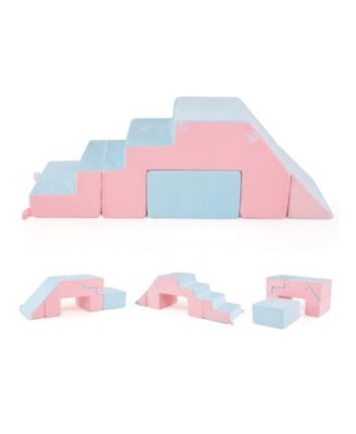 4-in-1 Foam Climbing Blocks 4-Piece Set, Ages 3+