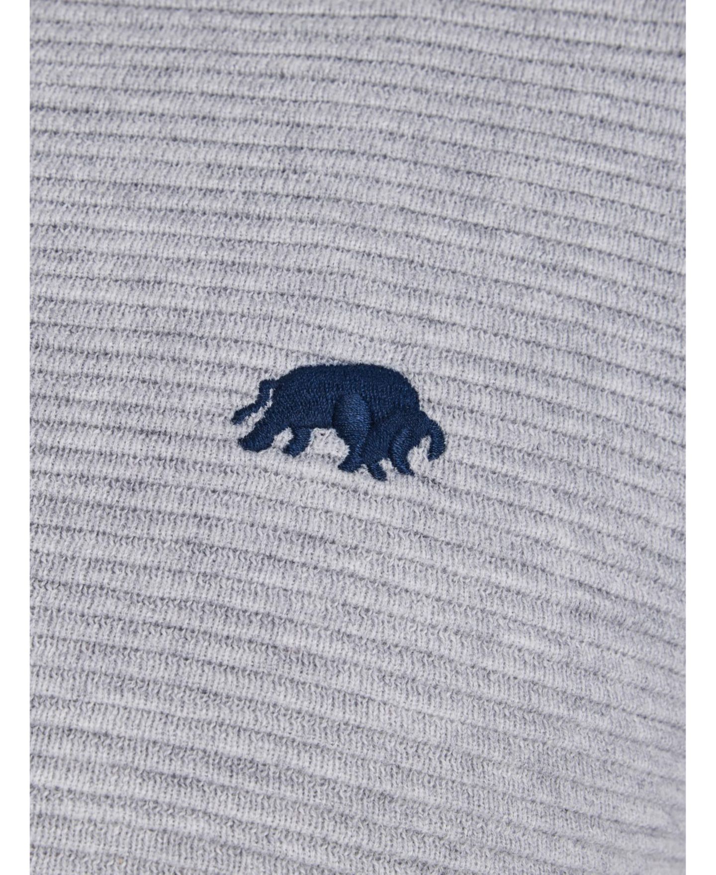 Мужской свитер Raging Bull Ribbed Quarter-Zip, цвет: Серый — фото 6