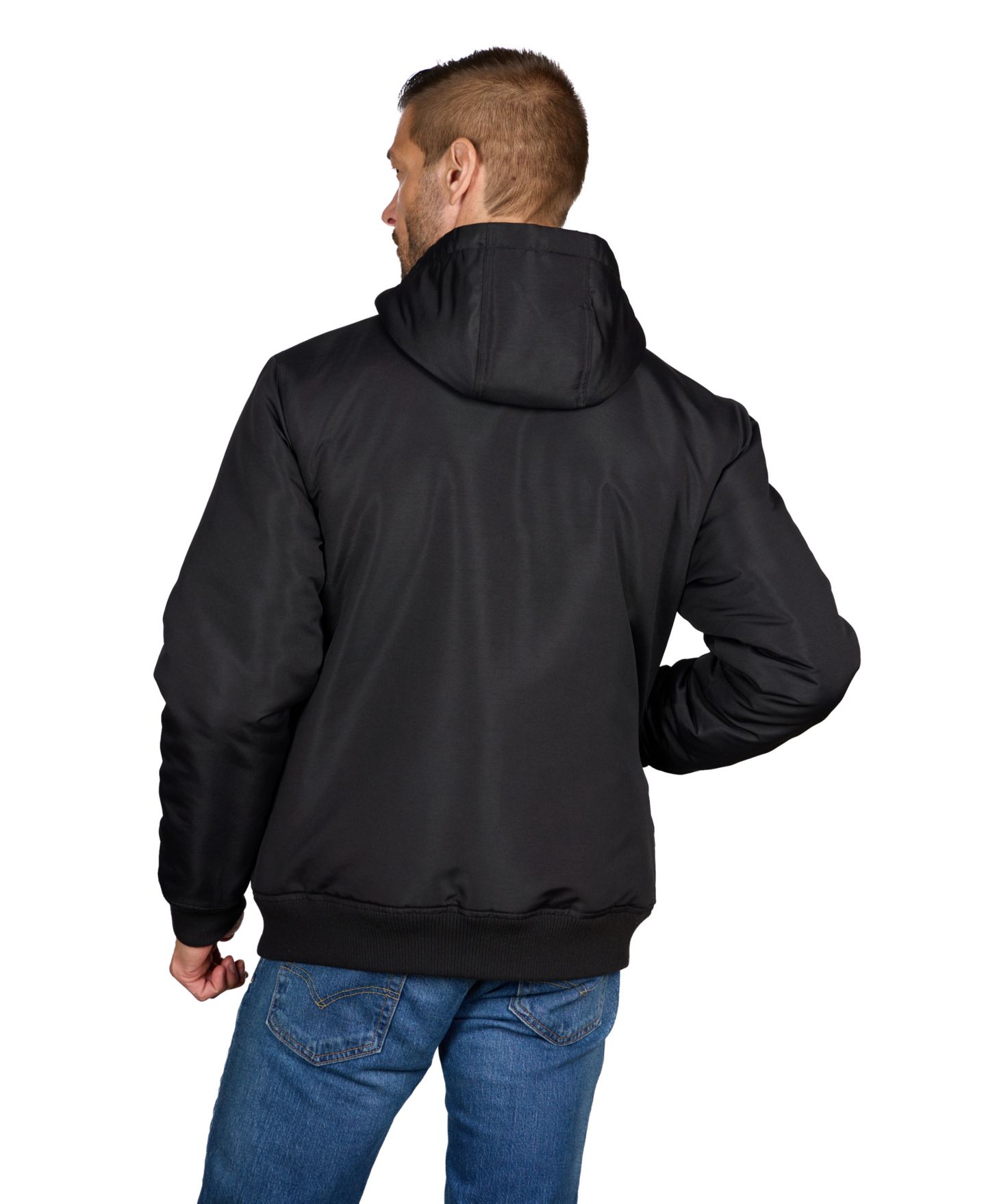 Мужская куртка Dickies Hooded Bomber, цвет: Чёрный — фото 4