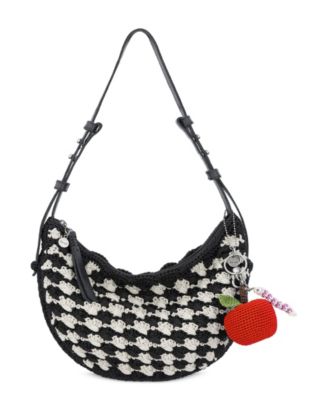 Tess Hand-Crocheted Medium Shoulder Handbag