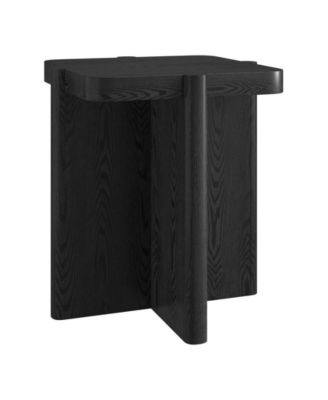 Laguna 20" Wood Retro Square Side Table