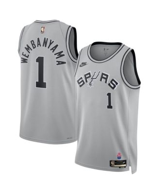 Men's and Women's Victor Wembanyama Silver San Antonio Spurs Classic Edition Swingman Jersey