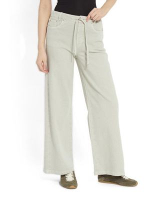 Women's Nellie Drawstring Wide Leg Denim jeans