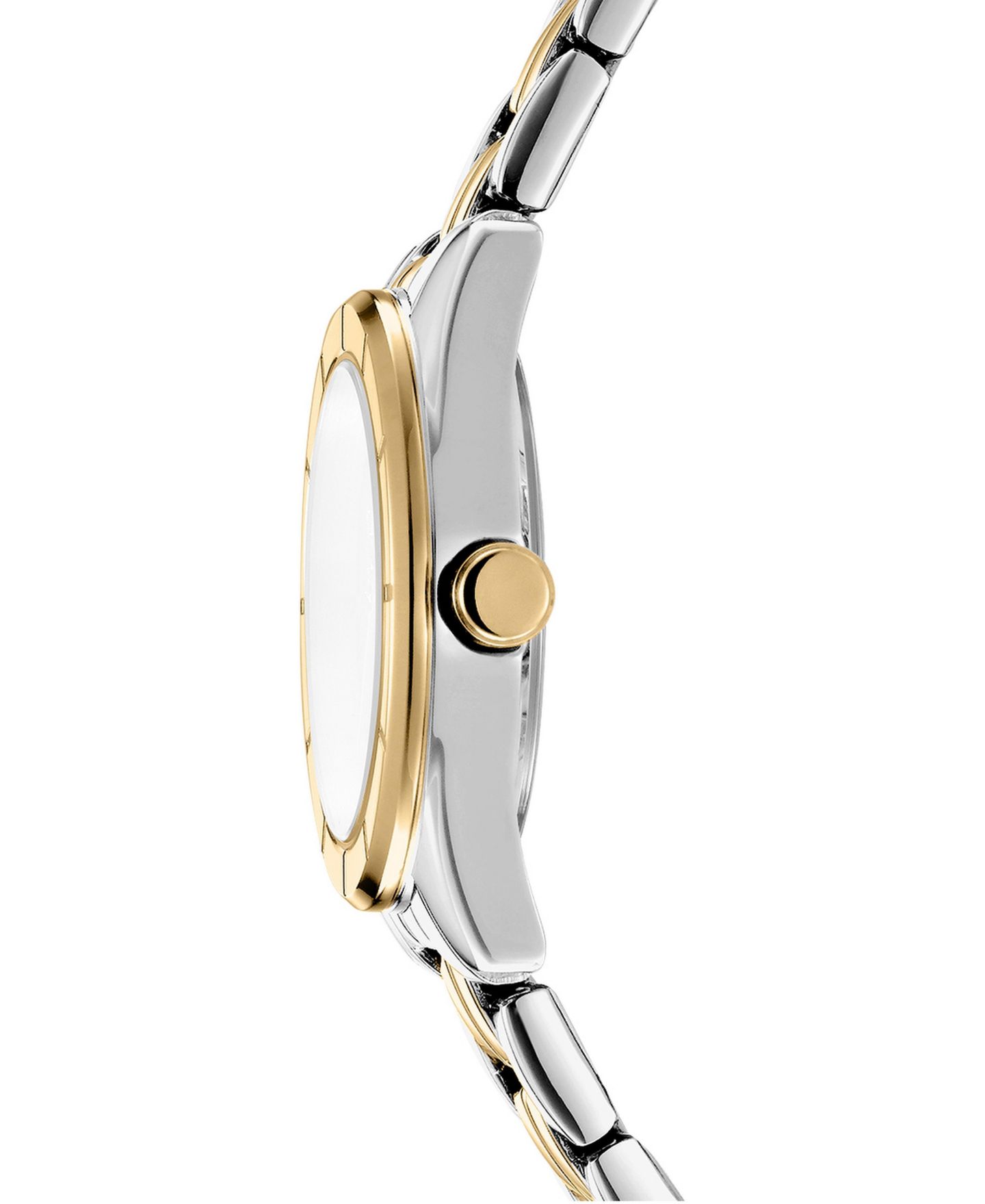 Женские часы DKNY Quartz Water-Resistant Two-Tone Stainless Steel Bracelet Watch, 28mm, цвет: Двухцветный — фото 3