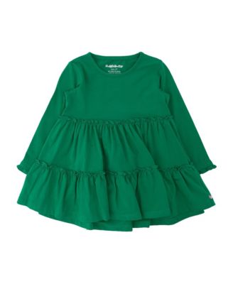 Baby Girls' Pretty Presents 4-way Stretch Long-Sleeve Ruffle-Tiered Tunic