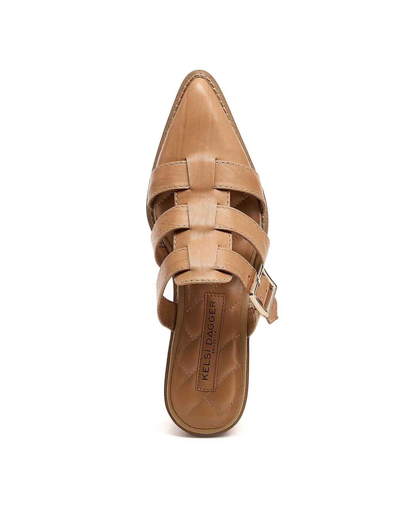 Женские сабо Kelsi Dagger BK Mitchie Pointed-Toe Block-Heel, цвет: Овсяный — фото 6