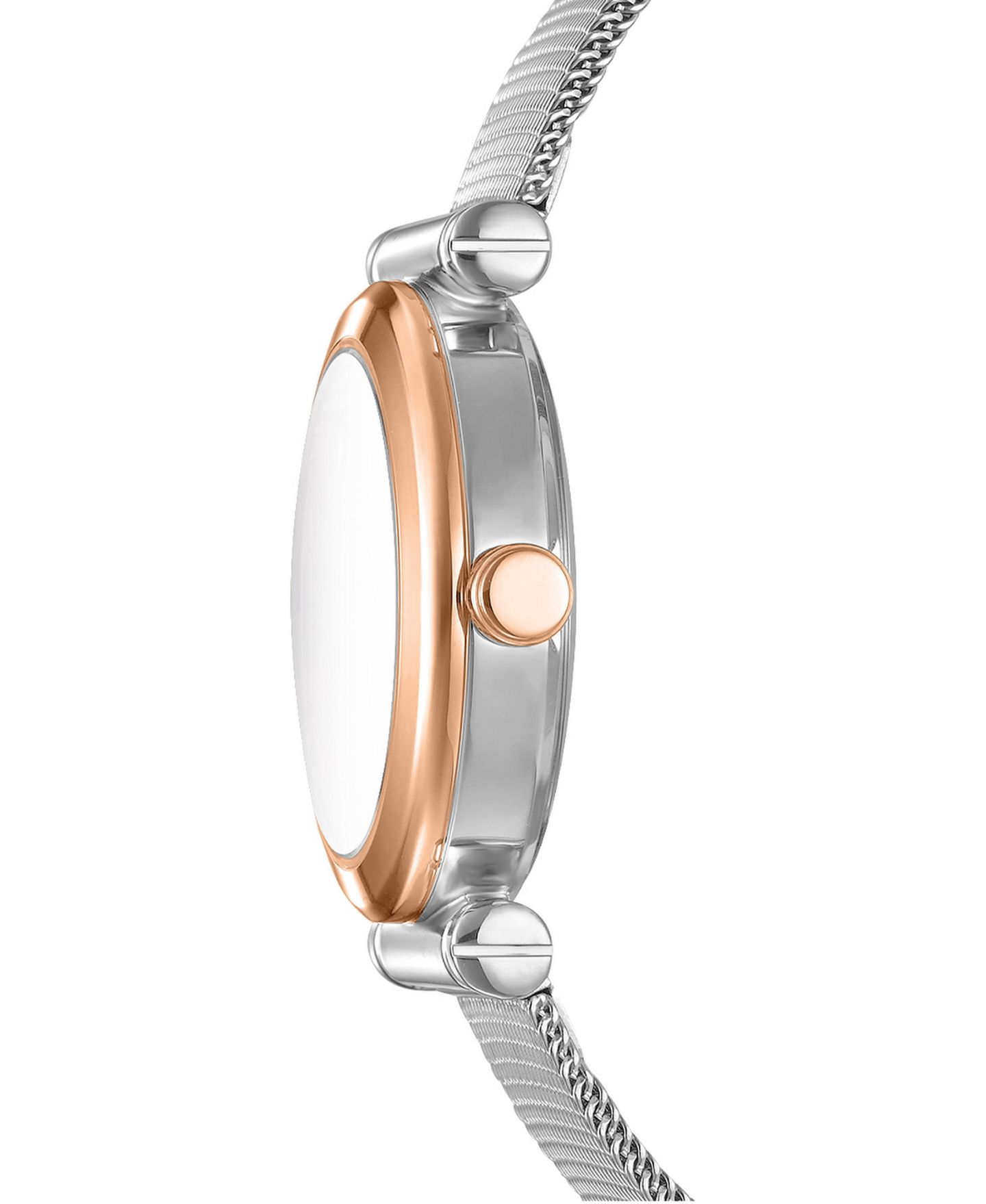 Женские часы DKNY Quartz Water-Resistant Stainless Steel Bracelet Watch, 28 mm, цвет: Двухцветный — фото 3