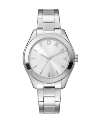 Women's Chambers Quartz Water-Resistant Silver Stainless Steel Bracelet Watch, 34 mm