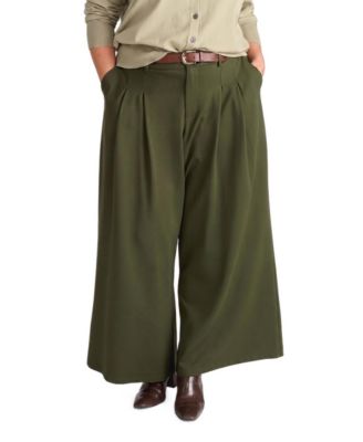 Plus Size Palais Wide Leg Ponte Pants