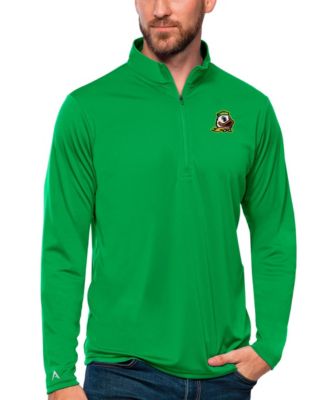 Men's Green Oregon Ducks Tribute Quarter-Zip Sweatshirt