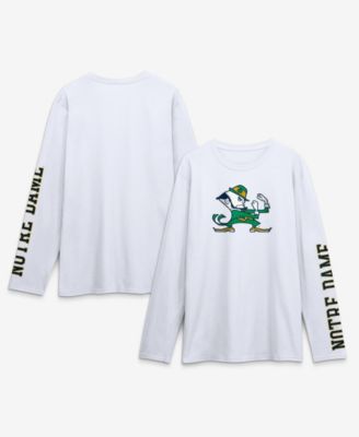 Men's White Notre Dame Fighting Irish Primary Logo Long-Sleeve T-Shirt