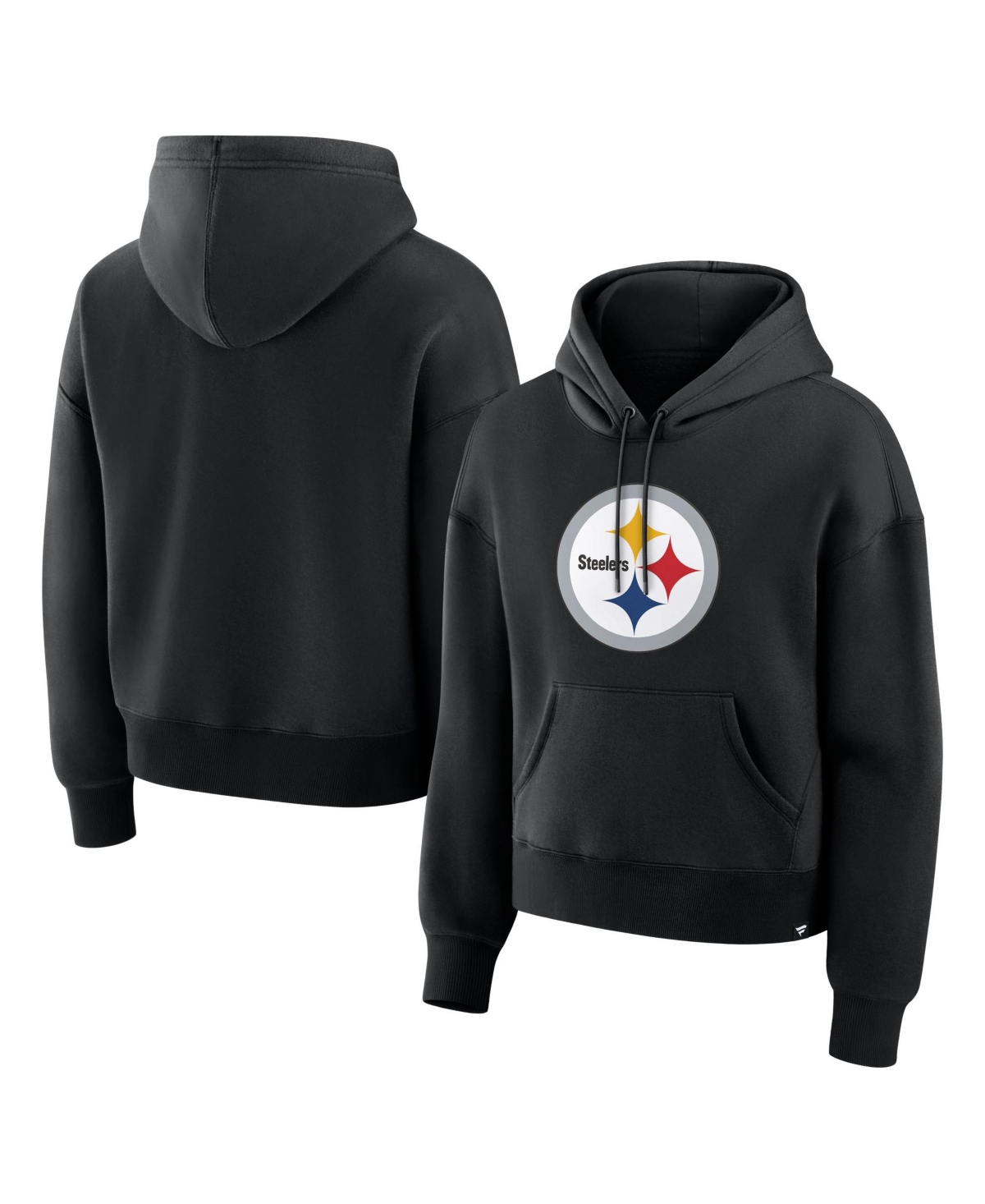 Fanatics Women's Black Pittsburgh Steelers Essential Legacy Hoodie - Black