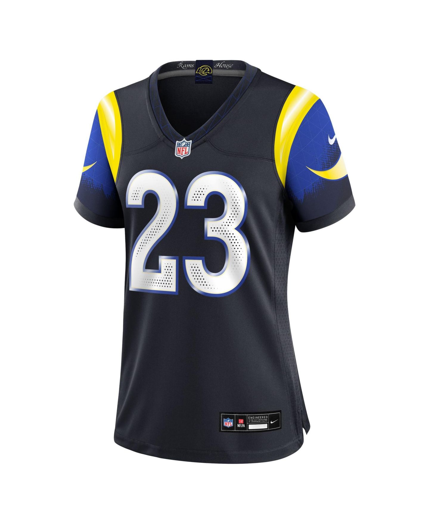 Женский топ Nike Kyren Williams Dark Blue Los Angeles Rams Rivalries Collection Game Jersey — фото 2