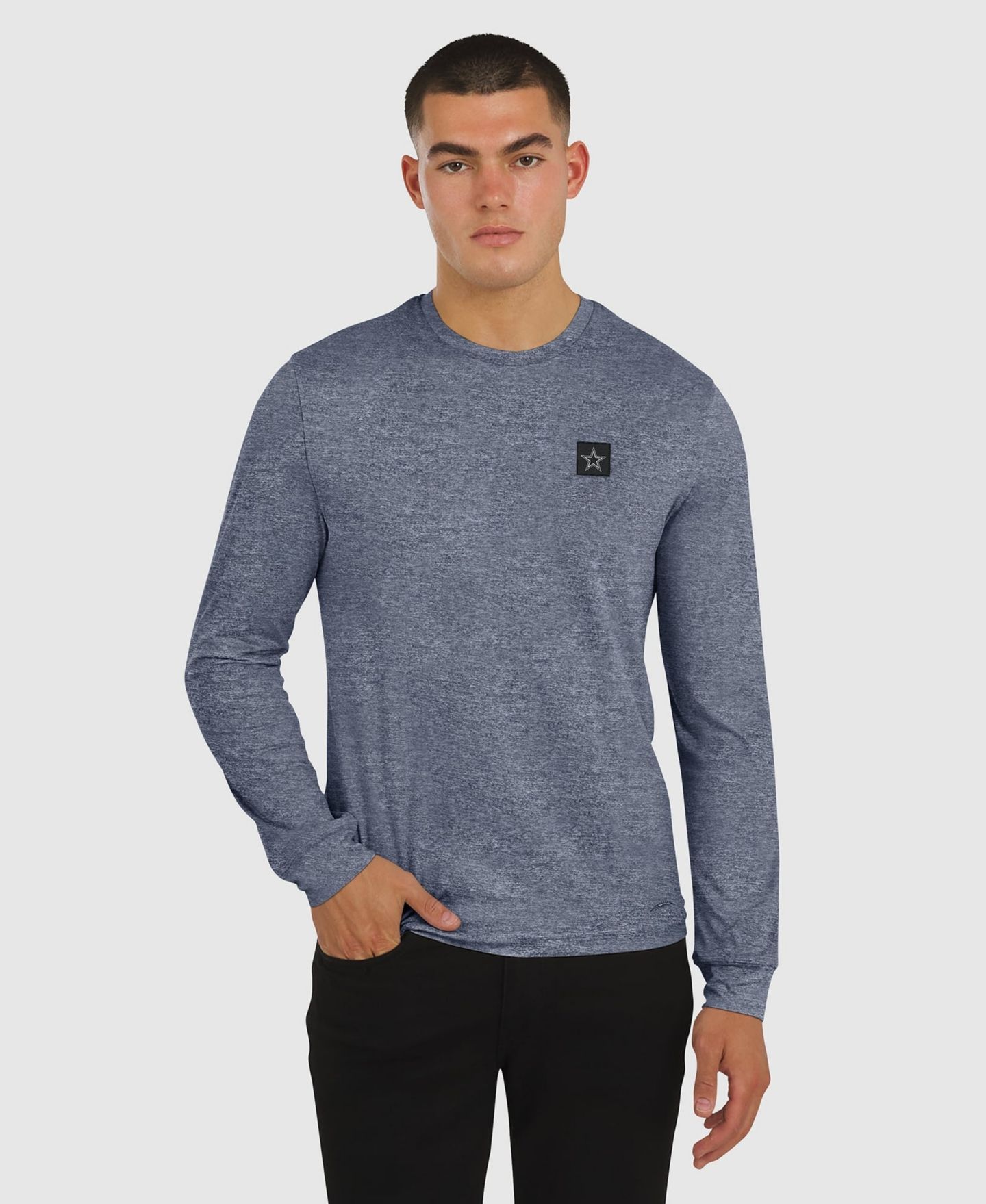 Мужская футболка J. Palmer Navy Dallas Cowboys Four Down Long-Sleeve — фото 4