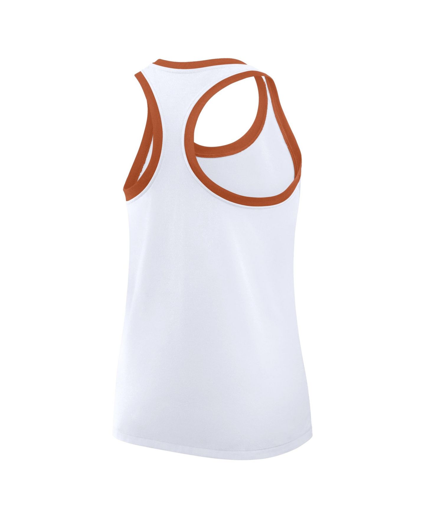 Женский топ Nike White Texas Longhorns Uni Name Tri-Blend Dri-FIT — фото 5
