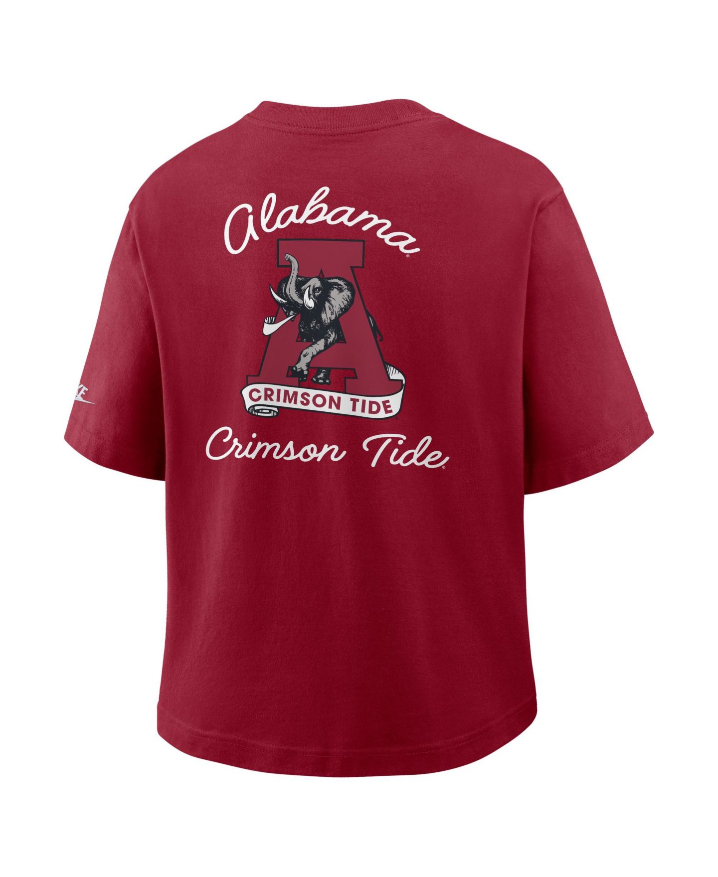 Женская футболка Nike Crimson Alabama Crimson Tide Legacy Pocket Boxy — фото 5