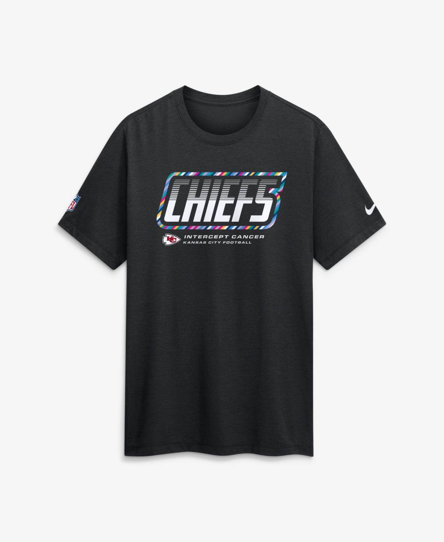 Мужская футболка Nike Black Kansas City Chiefs 2026 NFL Crucial Catch Big Tall Tri-Blend Dri-FIT — фото 1