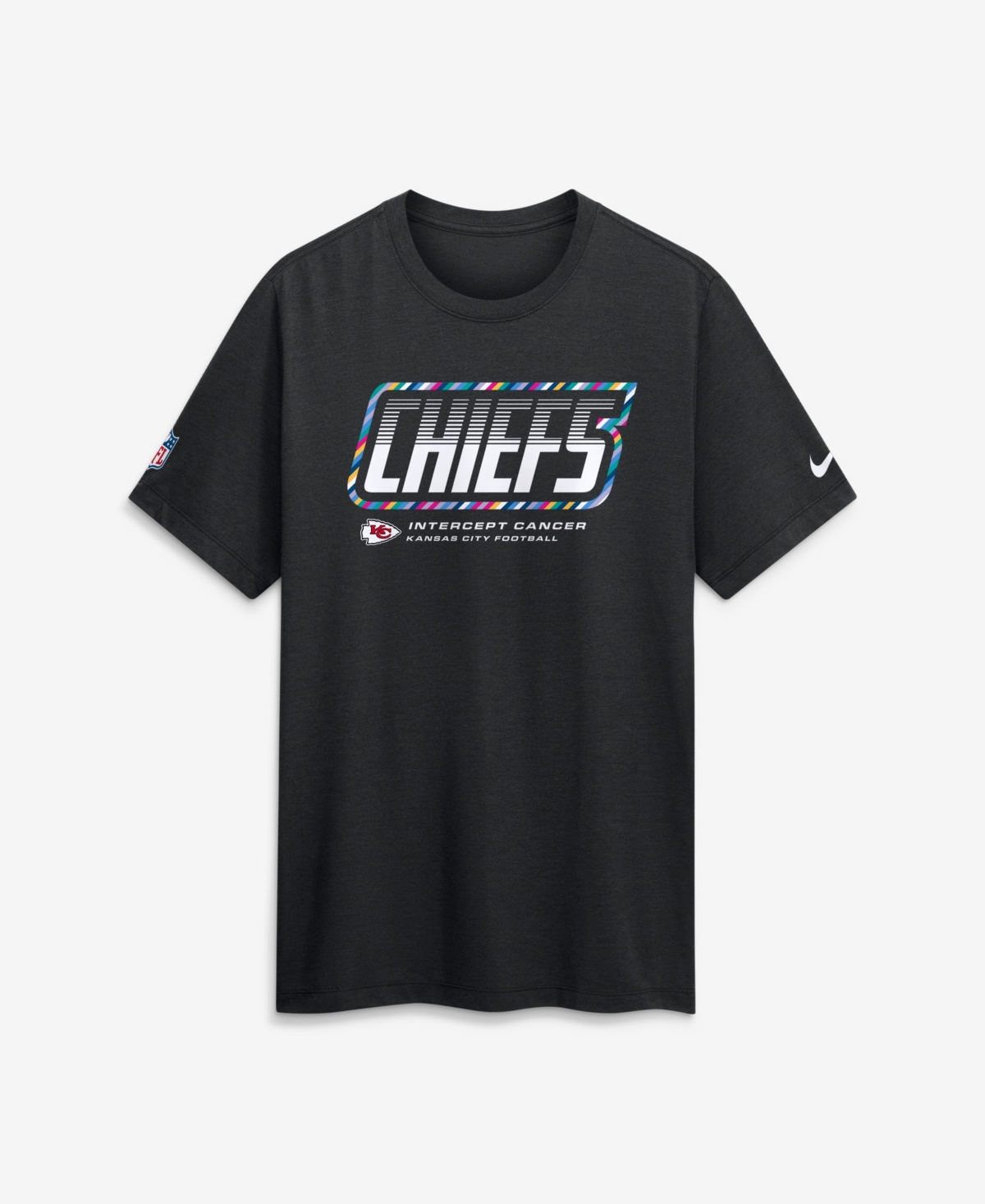 Nike Men's Black Kansas City Chiefs 2026 Nfl Crucial Catch Big Tall Tri-Blend Dri-fit T-Shirt - Black